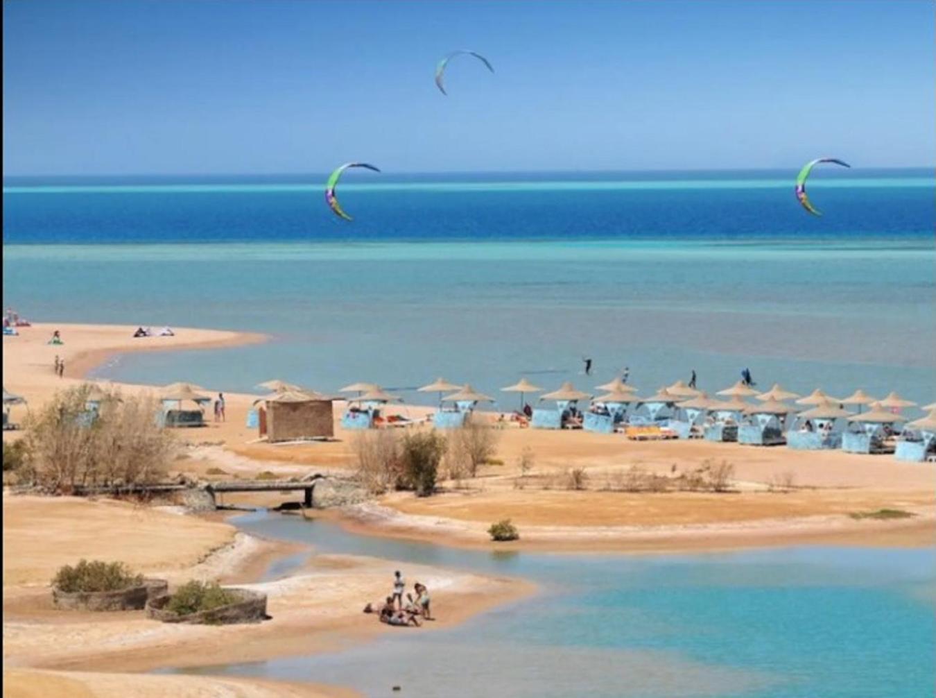 Joynant-Gouna Kite Road-2Room Mangroovy Free Beach Access - Pool View- フルガダ エクステリア 写真
